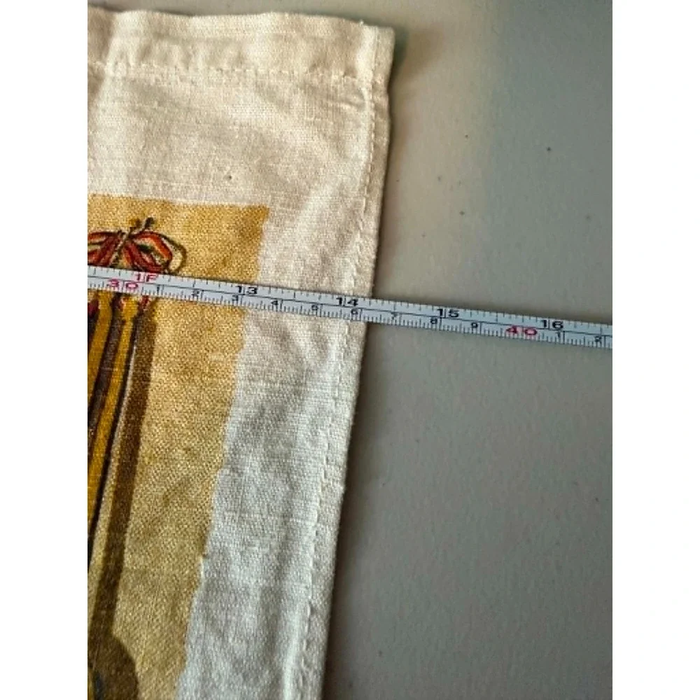 Vintage Kitchen Tea Towel 1985 Cloth Calendar 